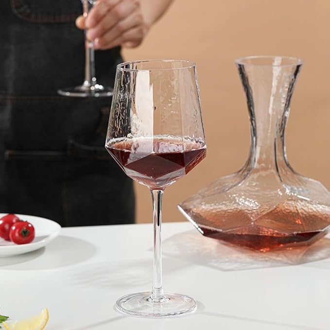Crystal Glass Wine Decanter Red Wine Decanter Wine Decanter Aerator Red Wine Carafe Wine Carafe Wine Breather Carafe Wine Air Aerator Wine Aerator Gift Lead-free U Shaped Classic Aerator Filter Decora