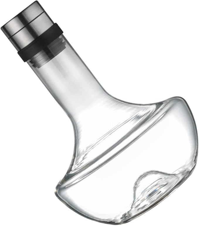 1pc Hand-held Fast Wine Decanter Hand Blown Glass Aerator for Enhancing Wine Flavors for and Entertaining