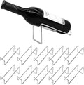 10 Pcs Metal Wine Rack Freestanding -Tabletop/ Countertop Wine Rack Holder - Wine Bottle Storage Rack, Party Wine Holder Stand, Unique Wine Gifts and Accessories for Wine Lovers (Silver)