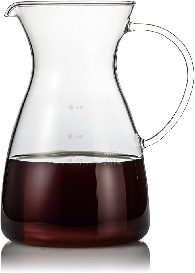 Hario Glass Coffee Decanter with Handle, 600ml