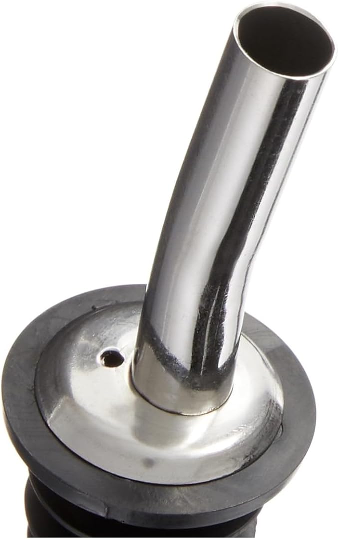 Soro Essentials- Set of 12 Stainless Steel Speed Jet Liquor Bottle Pourer- Extra Fast Flow Bottle Pourers for Alcohol Bar Pour Spouts for Liquor Bottles Bartender Accessories