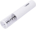 Electric Wine Opener, Automatic Cordless Bottle Opener with Foil Cutter, One-Button Operation, Food-Grade Screw Hook & Splinter-Proof Design for Home, Bar & Restaurant