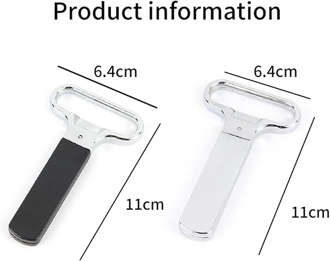 Two Prong Wine Bottle Opener Corkscrew Remover Wine Bottle Opener Wine Bottle Opener, Black