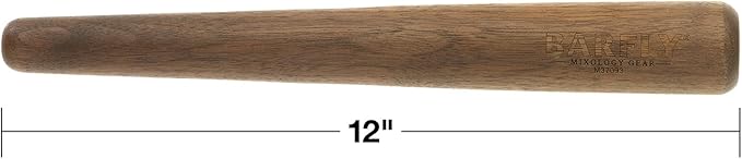 Barfly Muddler, 12" Deluxe , Wood