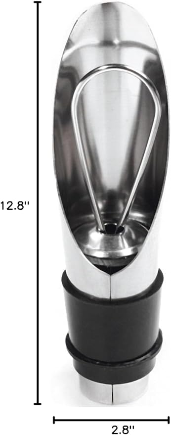 Ozeri 5-Piece Wine Bottle Corkscrew & Accessory Set, Black