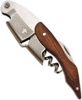 Wood Handle Professional Corkscrew Double Hinge Waiters/Server Wine Key #CH003-Pro