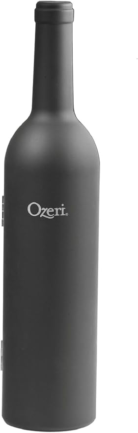 Ozeri 5-Piece Wine Bottle Corkscrew & Accessory Set, Black