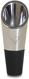 Vinturi V9063 Stainless Steel Wine and Liquor Pourer with Silicone Base, Silver