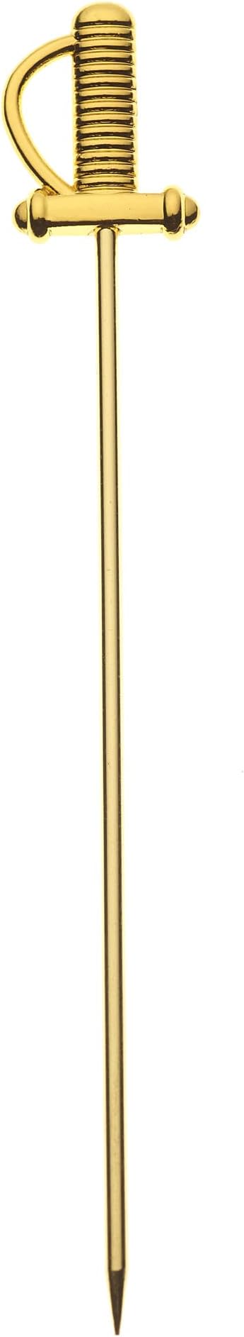 Barfly Cocktail Picks, Sword, Gold Plated, 4.5", Set of 12