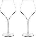 Luigi Bormioli Supremo Burgundy Red Wine Glasses, Set of 2 – 22 Oz Wine Stemware with Enhanced Aromatics for Burgundy, Barolo, Bourgogne, Nebbiolo & Pinot Nero Wines – Crystal Drinking Glass Set