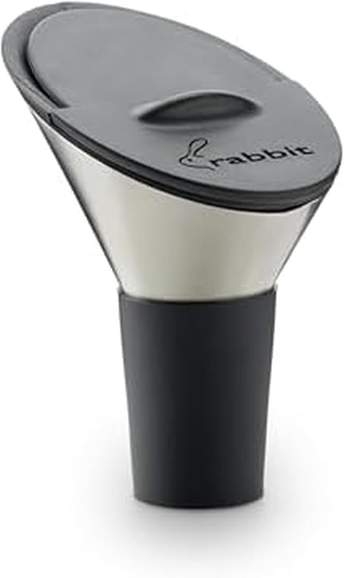 Rabbit Sliding Wine Pourer, Easy Pour, No Drip, Wine Stopper