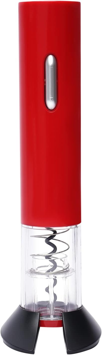 Electric Wine Opener 11cm/4.33inch Automatic Corkscrew with Foil Cutter Electric Wine Bottle Corkscrew Opener for Home, Party & Bar Use