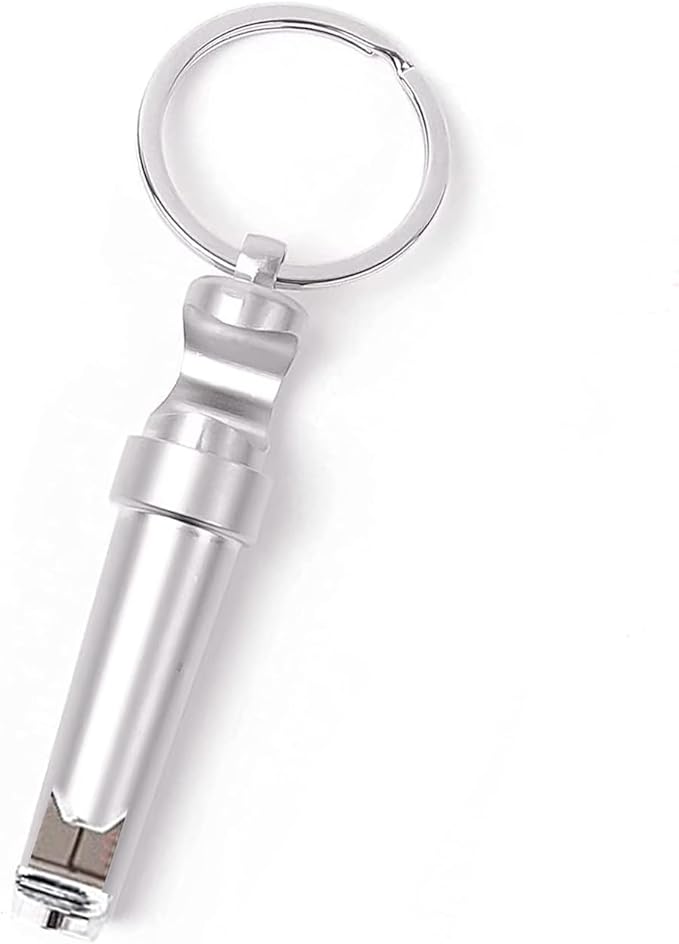 Mini Keychain Corkscrew, Elegant 3 In 1 Portable Bottle Opener Wine Bottle Corkscrew Key Ring, Update Wine Beer Opener for Backpack Camping Kit Waiters (Silver)