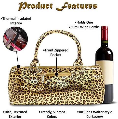 PRIMEWARE Cheetah Wine Clutch