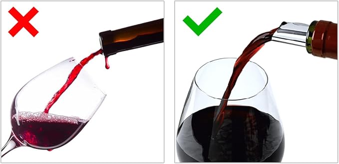DS. DISTINCTIVE STYLE Wine Pourer Disc 20 Pieces Pour Spouts Drip-free Wine Pourers for Wine Bottles