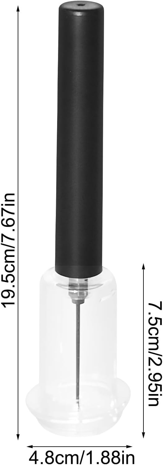Manual Aerator Corkscrew, Effortless Cork Remover for Old Bottles with Air Pump, Lightweight 124g Construction with Ergonomic Grip, Handheld Camping Kitchen Equipment, Versatile Wedding Gift, Compact
