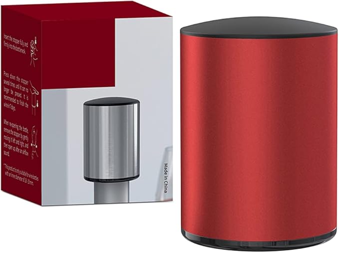 Stainless Steel Vacuum Wine Stopper, Pump Bottle Sealer for Red Wine, Keep for 7 10 Days