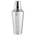 TableCraft 377 Cash & Carry Bar Shaker, 28 oz., 3 piece set includes: shaker, strainer, and 3-1/4 oz. cap, dishwasher safe, stainless steel (individually boxed)