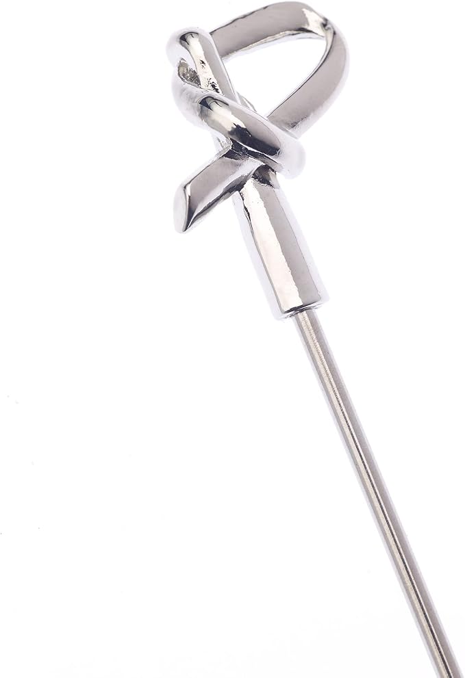 Barfly Cocktail Picks, Bamboo Knot, Stainless Steel, 4.5", Set of 12