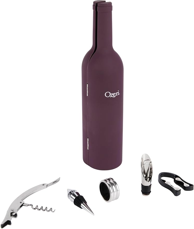 Ozeri 5-Piece Wine Bottle Corkscrew & Accessory Set
