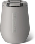 BrüMate Uncork'd 14oz 100% Leakproof Insulated Wine Tumbler | Locking Lid | Insulated Stainless Steel Wine Glass | Perfect For Travel & Outdoors | BPA-Free (Mocha)