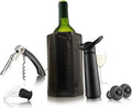 Vacu Vin Wine Saver Pump with 2 x Vacuum Bottle Stoppers - Black (Wine Essentials Kit), standard (68891606-USA)