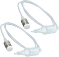 KICHOUSE 2pcs Reusable Siphon Tube Hose Filter for Wine Aerator Home Brewing Brew Wine