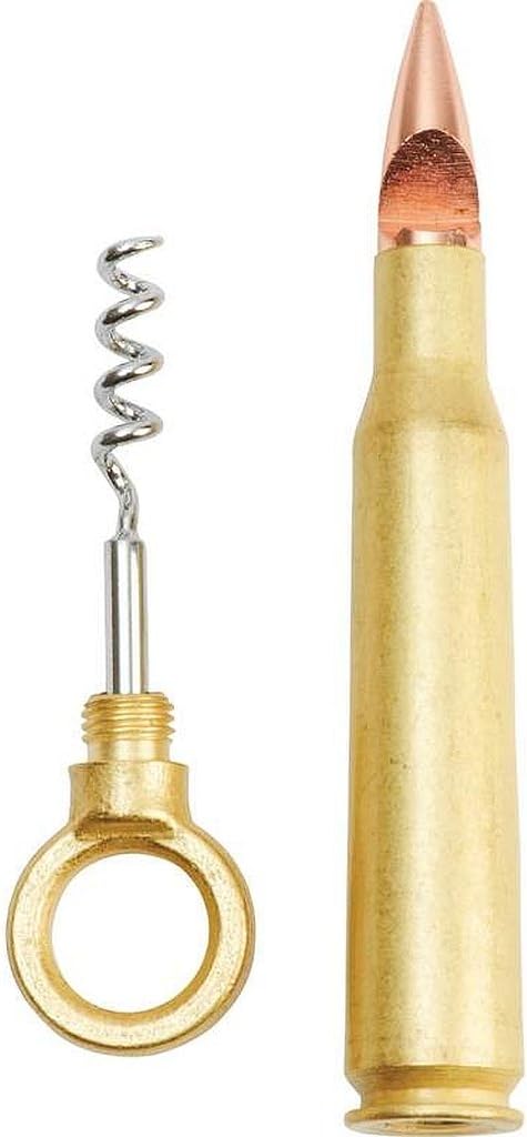 Maxam Bullet-shaped Corkscrew And Bottle Opener