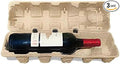 Single (1) Bottle Wine Shippers Kit - 1 Clamshell Style Pulp Shipper and 1 Outer Shipping Box (Pack of 3 Kits)