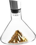 MAGICLULU Crystal Wine Decanter 1500ml Wine Aerator Creative Handheld Decanter for Home Dining and Entertaining