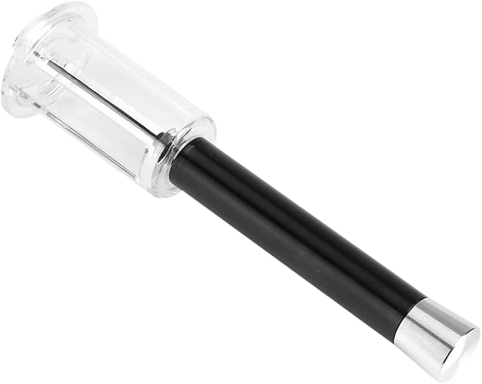 Easy Air Pump Wine Bottle Opener, Pressure Cork Remover for Red White Sparkling Wine, Black