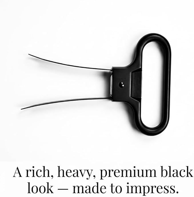 Sommelier Ah-So Wine Opener with Corkscrew & Gift Wine Disc – Two-Prong Cork Puller for Aged Wines, Crumb-Free Cork Removal.