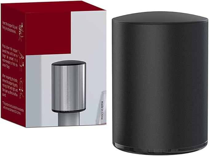 Stainless Steel Vacuum Wine Stopper, Pump Bottle Sealer for Red Wine, Keep for 7 10 Days