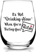 Sister Birthday Gifts from Sisters,Brother,Siste Christmas Gift,Unique Gifts For Sisterss,Mother's Day Sist Giftts For Women, 15oz Wine Glass