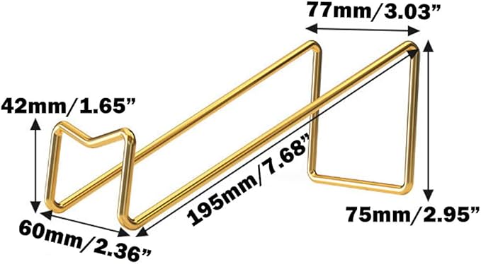 Metal Wine Rack Freestanding -Tabletop Wine Rack Holder - Countertop Wine Bottle Holder - Geometric Design for Table Top Wine Bottle Storage Rack,Perfect Wine Holder Stand (Golden)