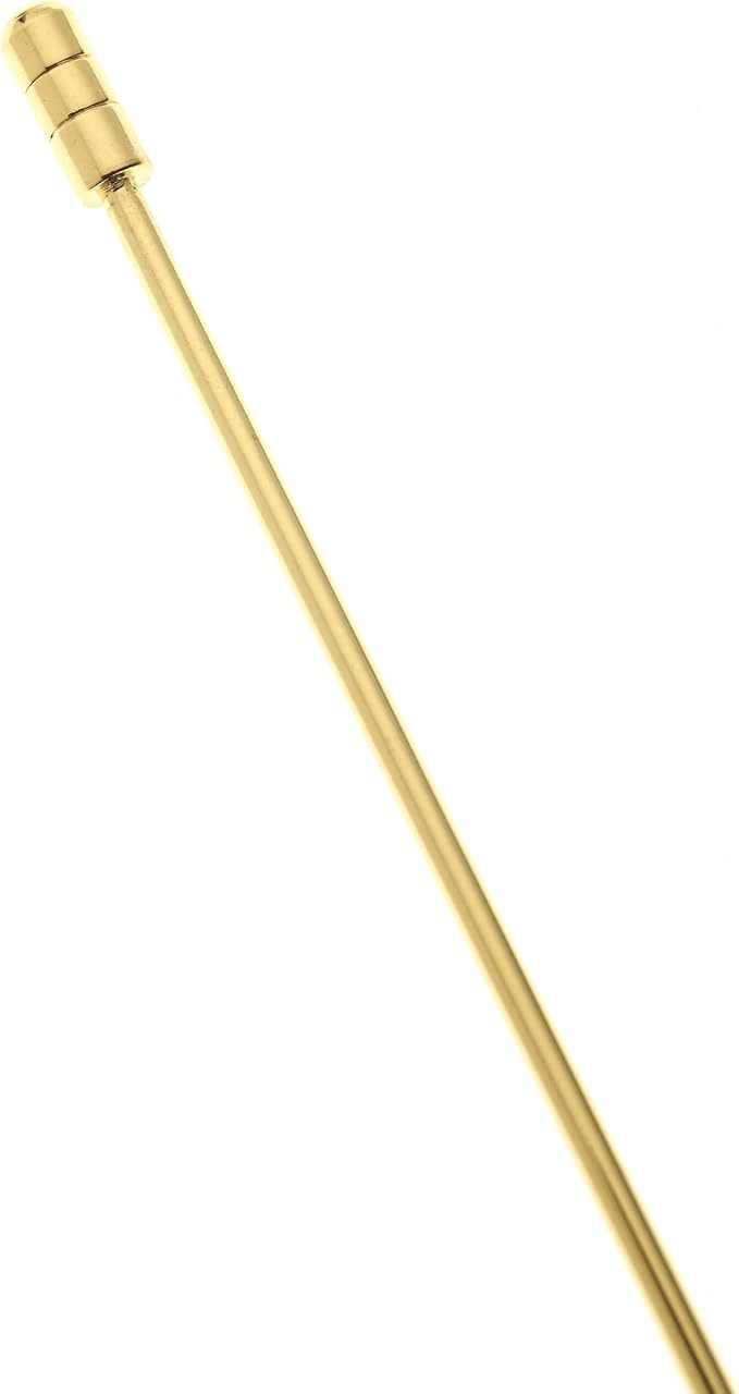 Barfly Cocktail Picks, Grooved, Gold Plated, Set 12, 4.5"
