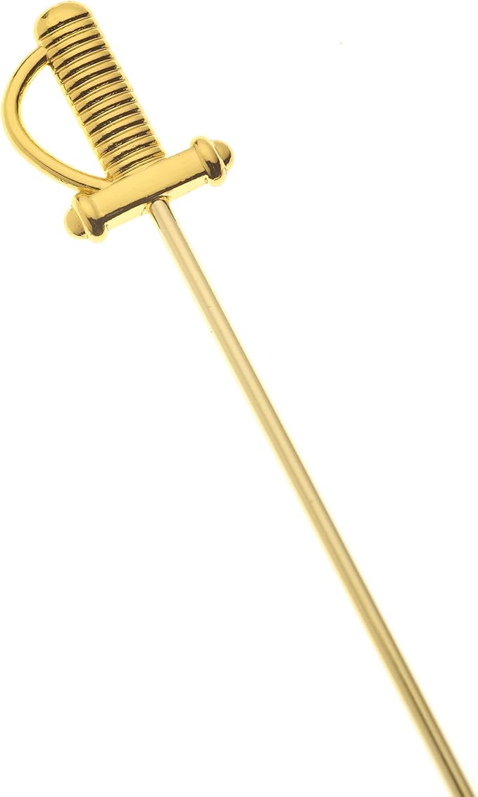 Barfly Cocktail Picks, Sword, Gold Plated, 4.5", Set of 12