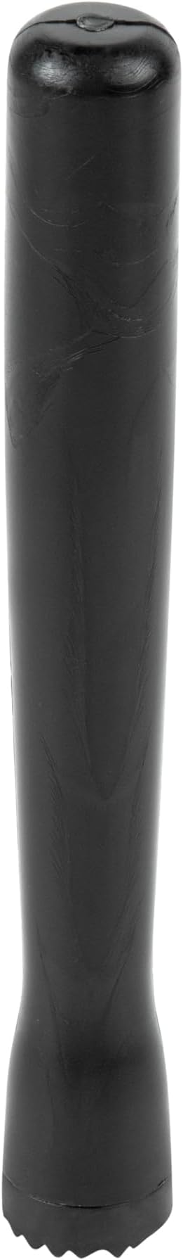 Restaurantware-Bar Lux 8.3 x 1 x 1 Inch Cocktail Muddler, 1 Tenderizer Bartender Muddler - Netted Head, Durable, Black Plastic Muddler For Drinks, For Mashing Or Mixing, For Cocktails
