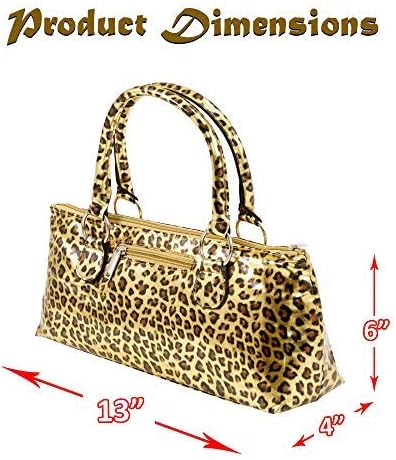 PRIMEWARE Cheetah Wine Clutch
