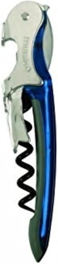 Franmara Murano Waiter's Corkscrew, Translucent Colors (Blue)