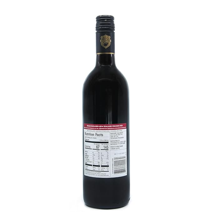 Giesen 0% Non-Alcoholic Premium Red, New Zealand, Delicate Aromas, Made with Merlot and Cabernet Franc Grapes, 750ml
