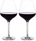 The One Wine Glass - Perfectly Designed Shaped Red Wine Glasses For All Types of Red Wine By Master Sommelier Andrea Robinson, Premium Set Of 2 No Lead Crystal Glasses, and Break Resistant
