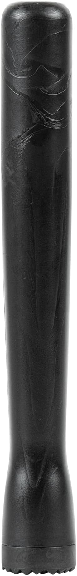 Restaurantware-Bar Lux 8.3 x 1 x 1 Inch Cocktail Muddler, 1 Tenderizer Bartender Muddler - Netted Head, Durable, Black Plastic Muddler For Drinks, For Mashing Or Mixing, For Cocktails