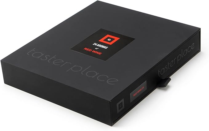 24 Red Wine Aromas - TASTERPLACE AROMA SET - English – for Sommeliers – for Wine Lovers – Tasting Tool…