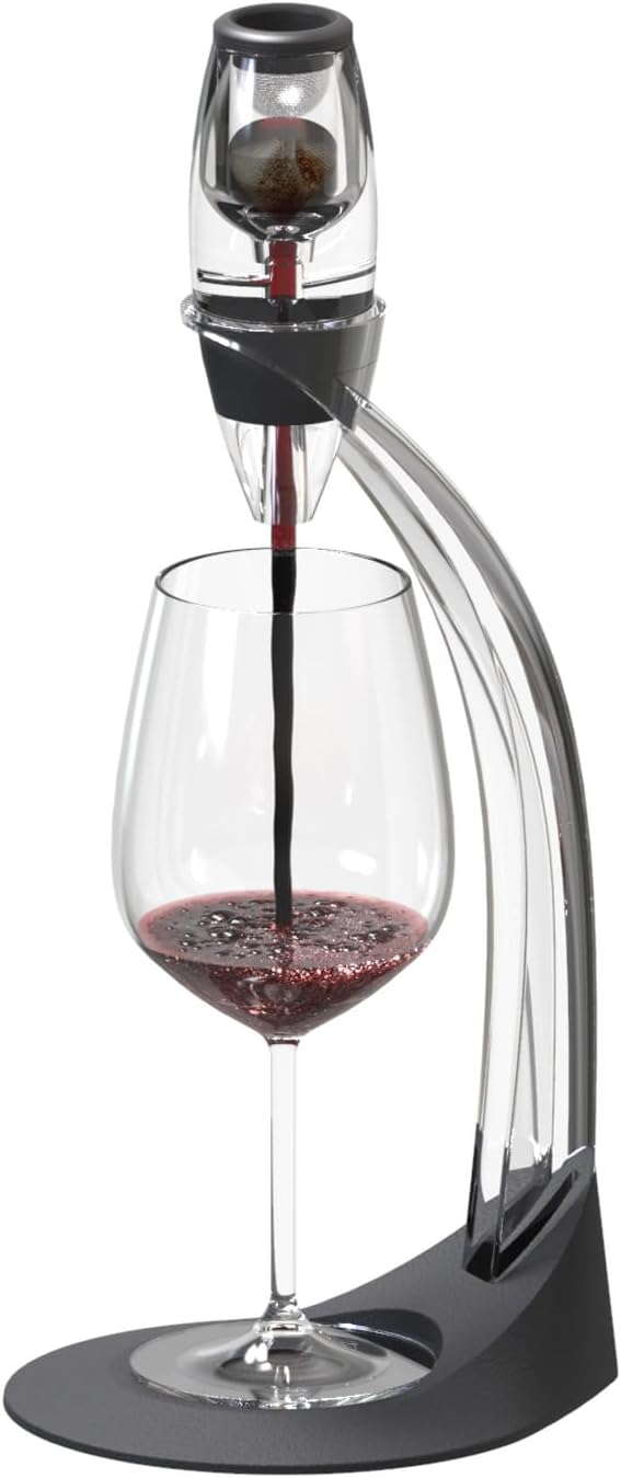 Wine Purifier with 5 Selective Sulfite Filters: Remove Sulfites and Histamines, Restore Taste, Aerate purified wine - Home gatherings business dinners holiday celebrations Exquisite Gifts