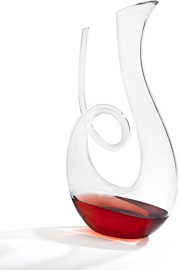 Godinger Wine Decanter, Crystal Wine Decanter Carafe, Wine Aerator, Wine Gifts