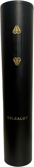 Electric Wine Opener - Compact Wine Opener, Soft Grip Battery-Operated, Fits All Cork Types - Sleek Design, Electronic Bottle Opener, Ideal for Parties & Wine Lovers, Black/Gold