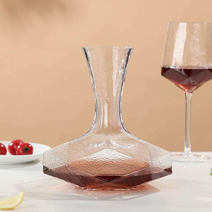 Crystal Glass Wine Decanter Red Wine Decanter Wine Decanter Aerator Red Wine Carafe Wine Carafe Wine Breather Carafe Wine Air Aerator Wine Aerator Gift Lead-free U Shaped Classic Aerator Filter Decora