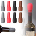 2026 Upgraded Wine Stoppers for Wine Bottles, Reusable Sparkling Wine Bottle Silicone Wine Bottle Stopper, Cover Wine Bottle Caps for Champagne Beer Home Kitchen Bars Use (8)