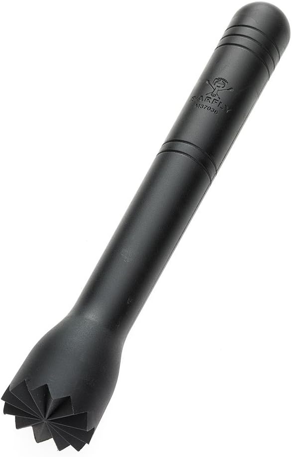 Barfly Muddler, 9 1/2" Jumbo , Composite,Black